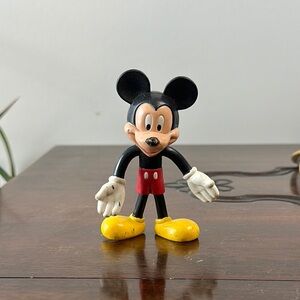 Vintage Walt Disney Mickey Mouse Collectible in Red, Black, and Yellow Trinket